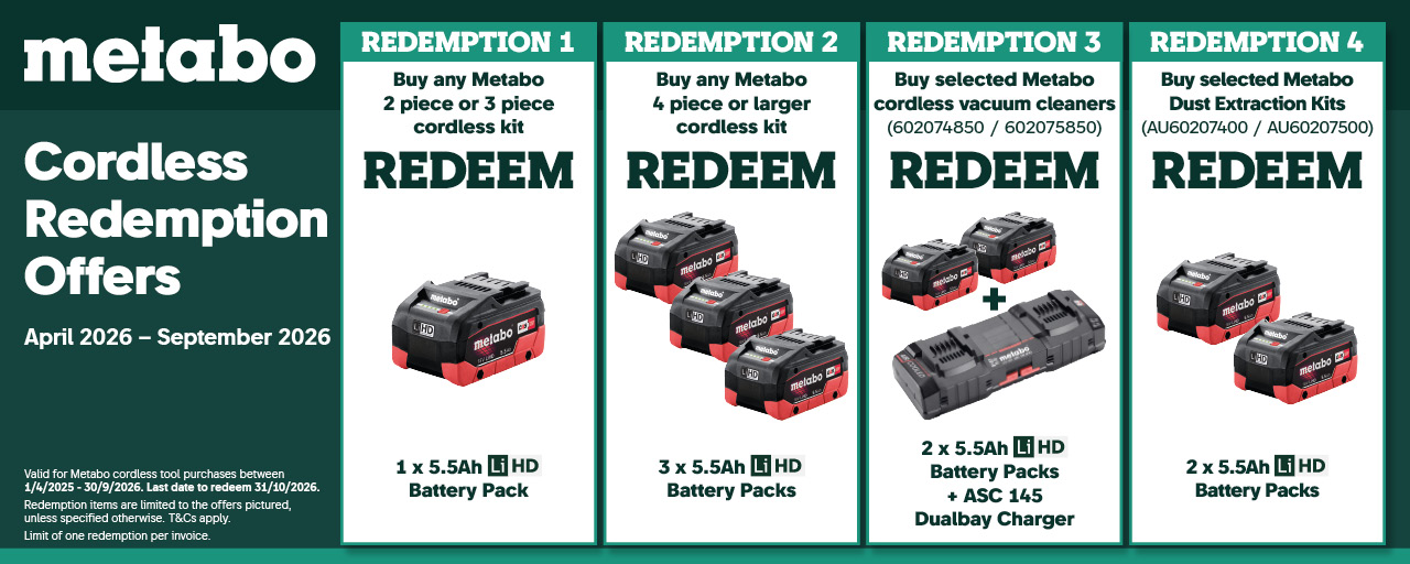 METABO REDEMPTIONS | APR - SEP 2026
